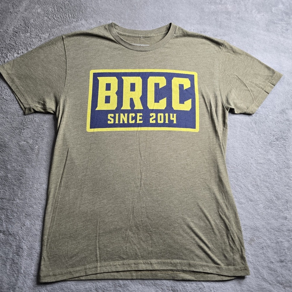 Black Rifle Coffee Company BRCC Coffee T-Shirt Mens Medium Military Green S/S